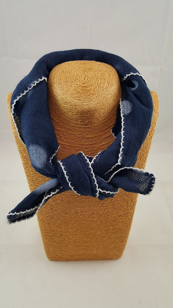 Patterned square scarf