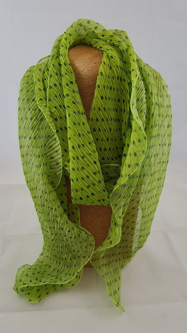 Ruffled chiffon