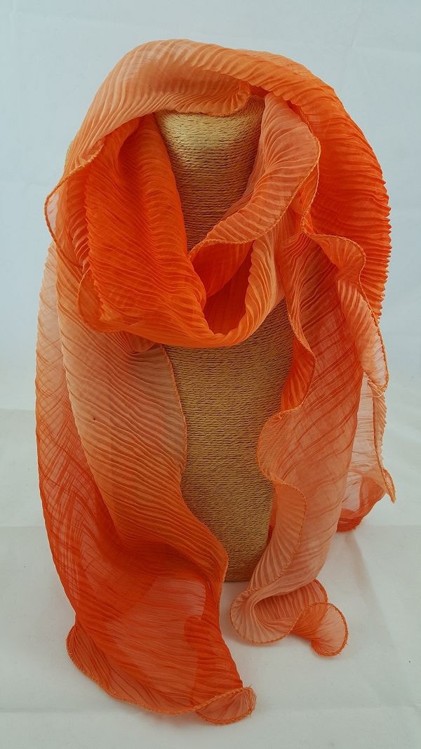 Ruffled chiffon