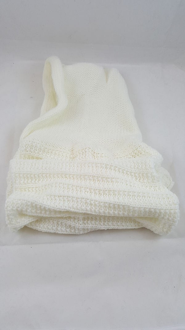 Hooded knit snood