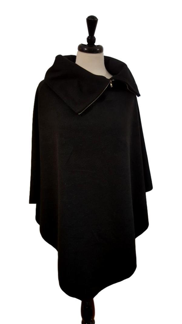Zip Neck Poncho