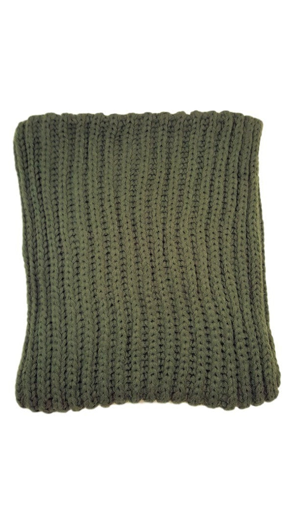 Ribbed knit infinity